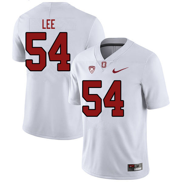 Men #54 Kiersten Lee Stanford Cardinal College Football Jerseys Sale-White - Click Image to Close